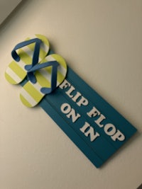 flip flop on in sign